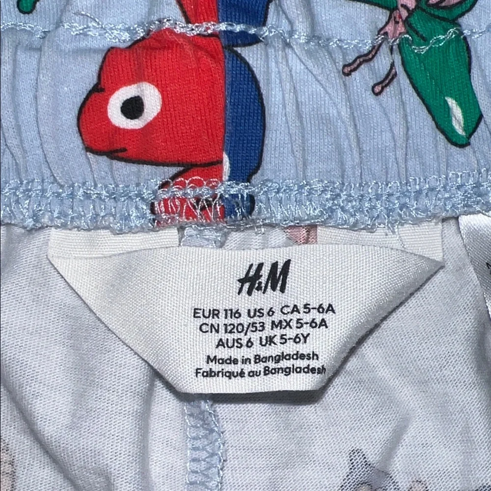 H&M Colorful Butterfly Print Shorts